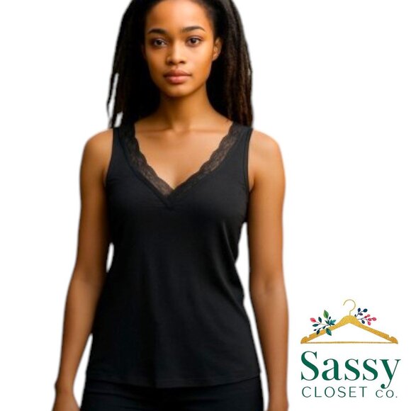 Banana Republic Tops - BANANA REPUBLIC Layering Essential – Black Tank, Travel-Ready, XS